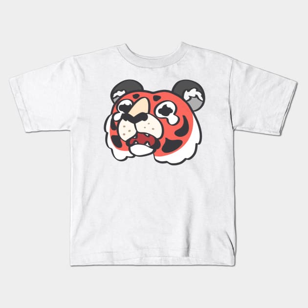 Sad tiger Kids T-Shirt by IcyBubblegum